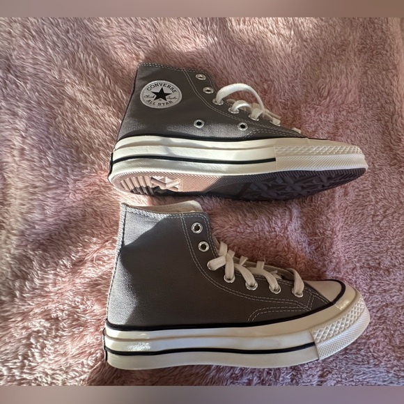 NIB Chuck 70 Recycled Canvas Hi-Top Sneakers Origin Story/Grey - Picture 10 of 11